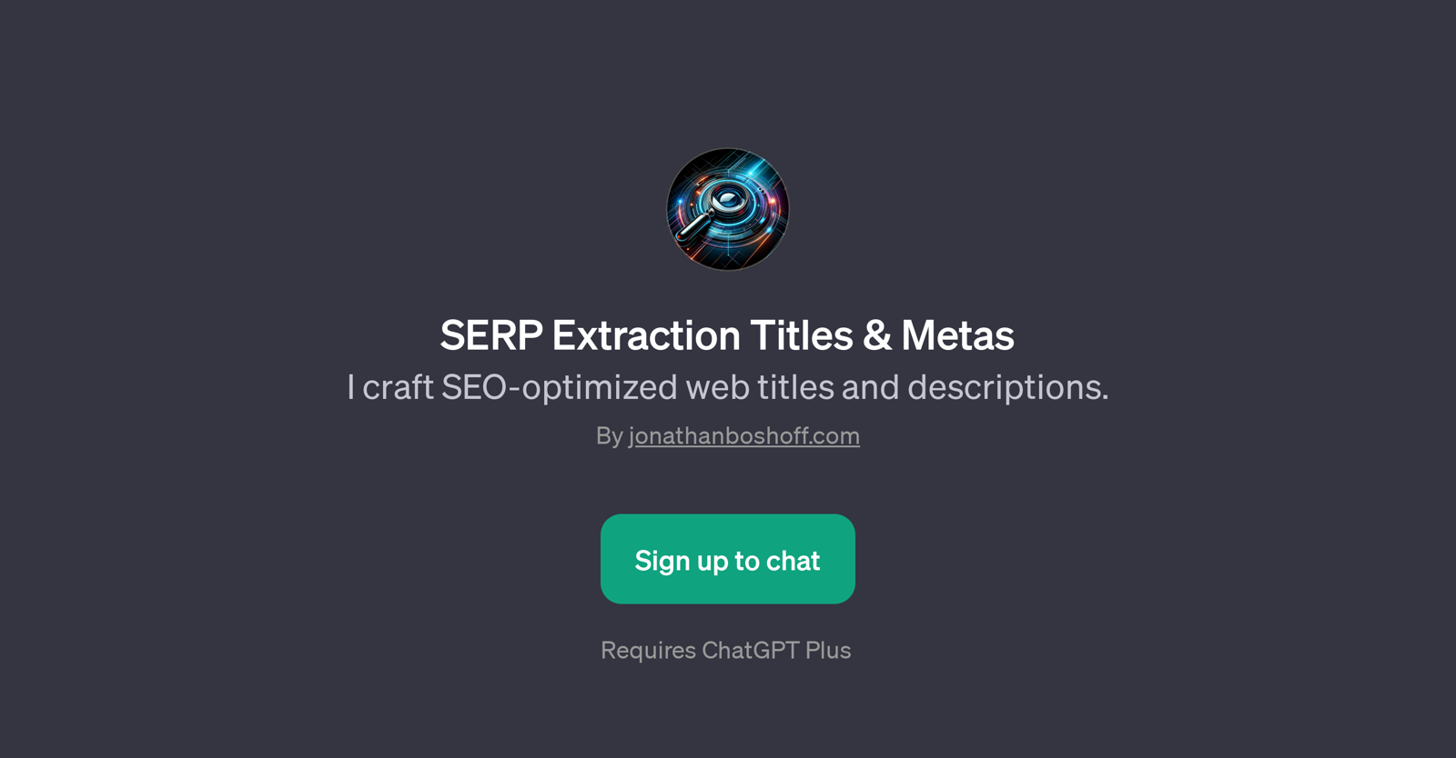 SERP Extraction Titles & Metas