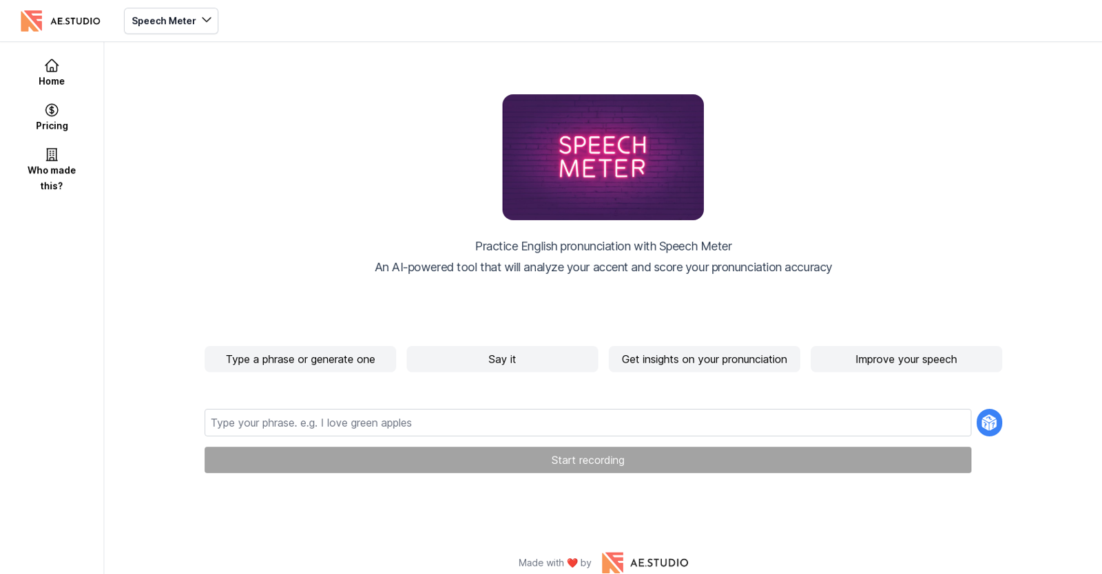 Speech Meter