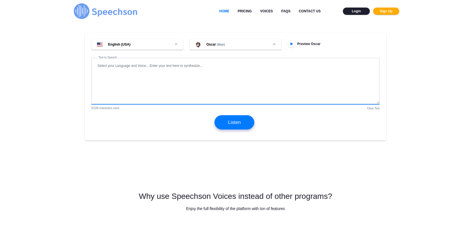 Speechson