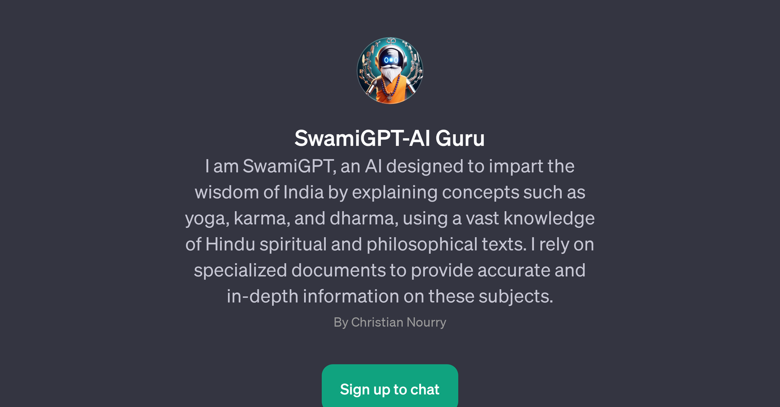 SwamiGPT-AI Guru