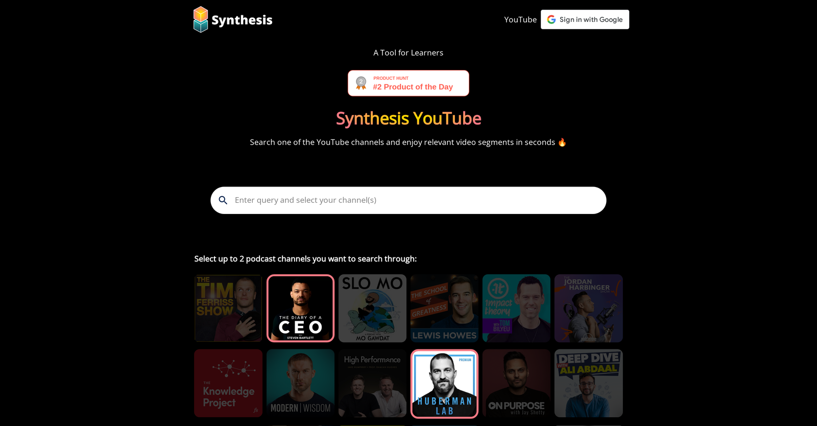 Synthesis Youtube