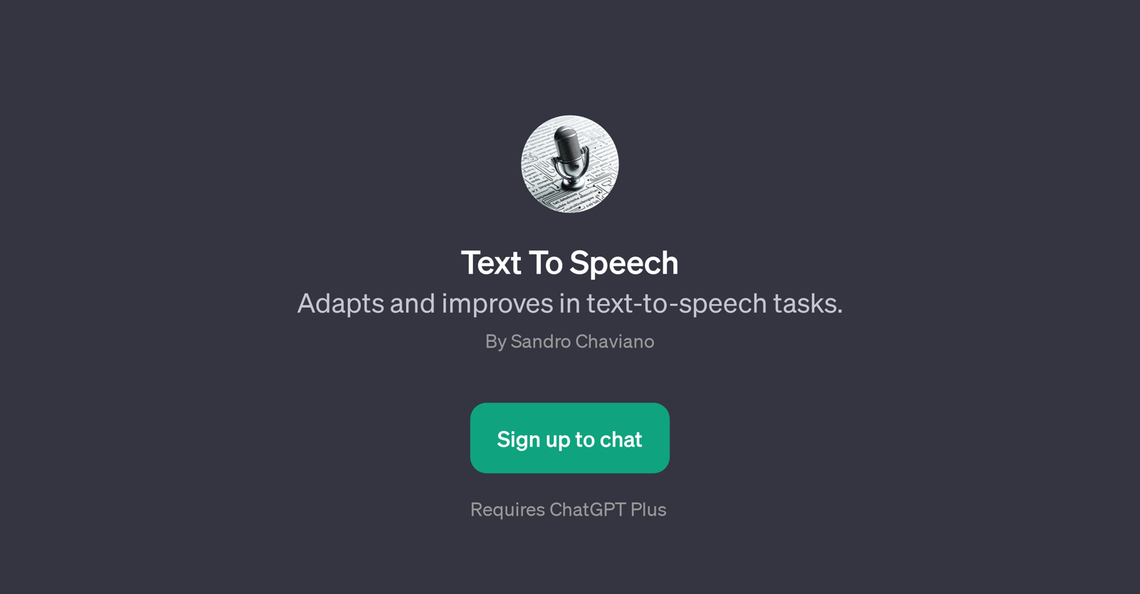 Text To Speech