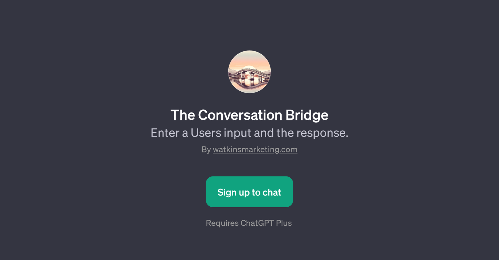 The Conversation Bridge