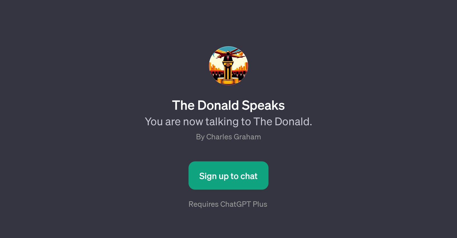 The Donald Speaks