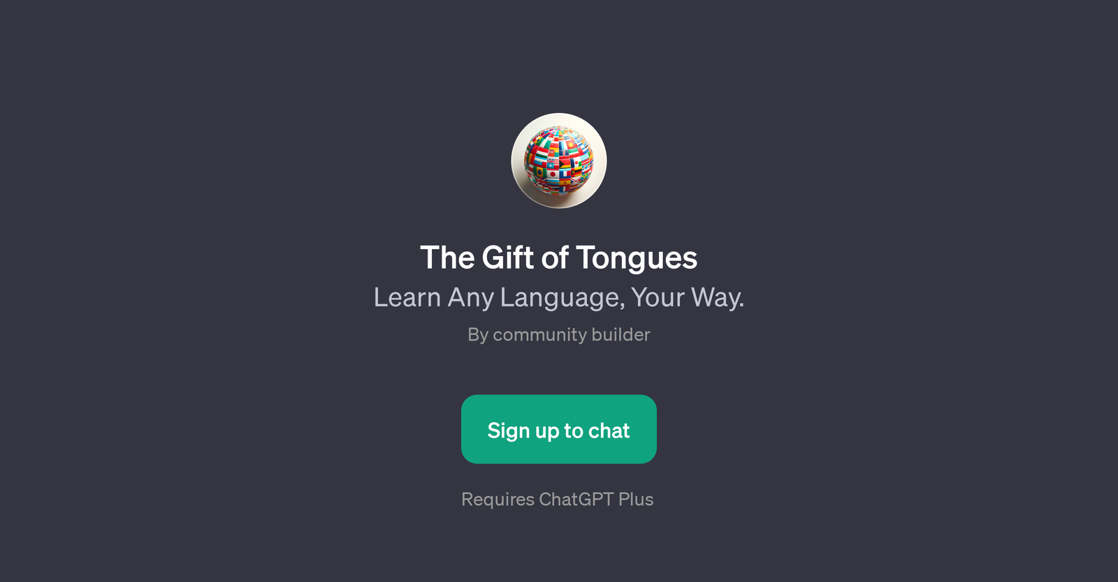 The Gift of Tongues