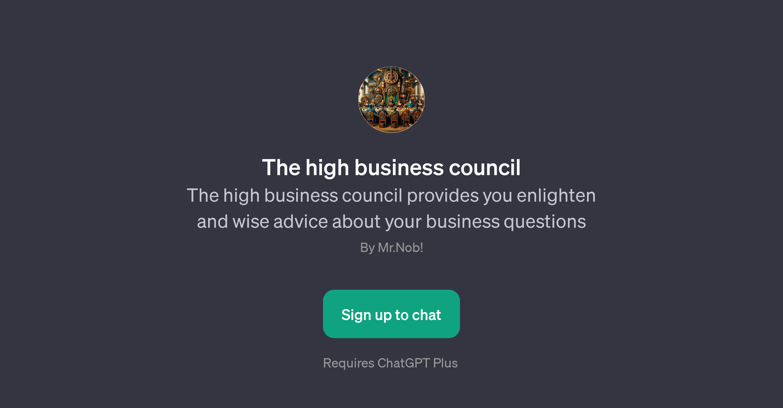 The High Business Council