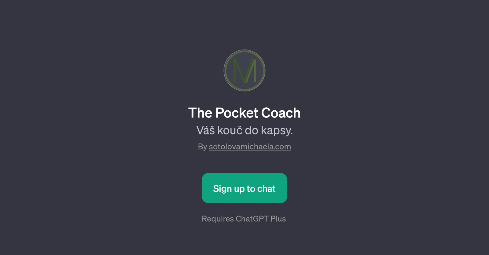 The Pocket Coach