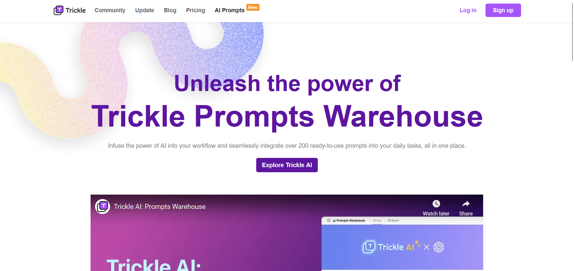 Trickle: Prompts Warehouse featured-thumb