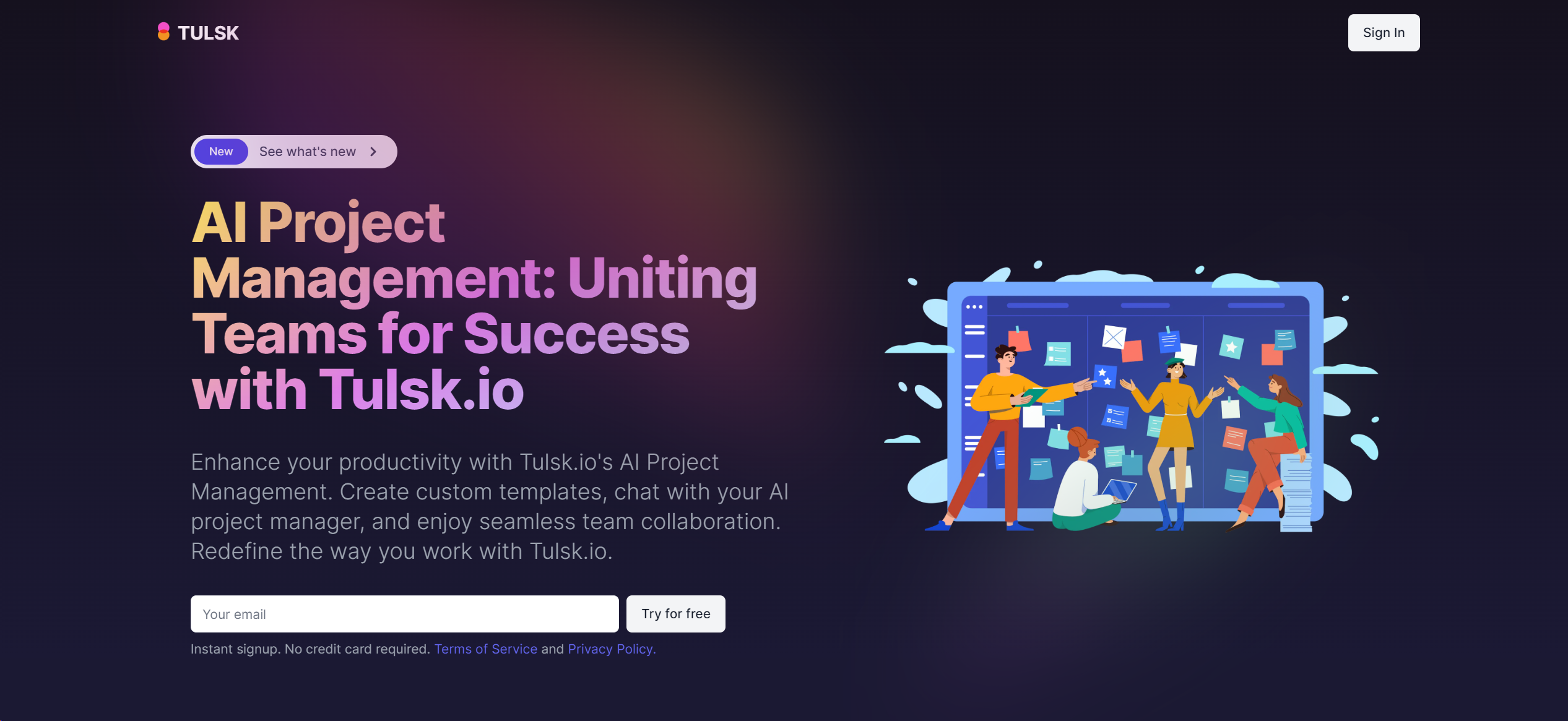 Tulsk.io featured