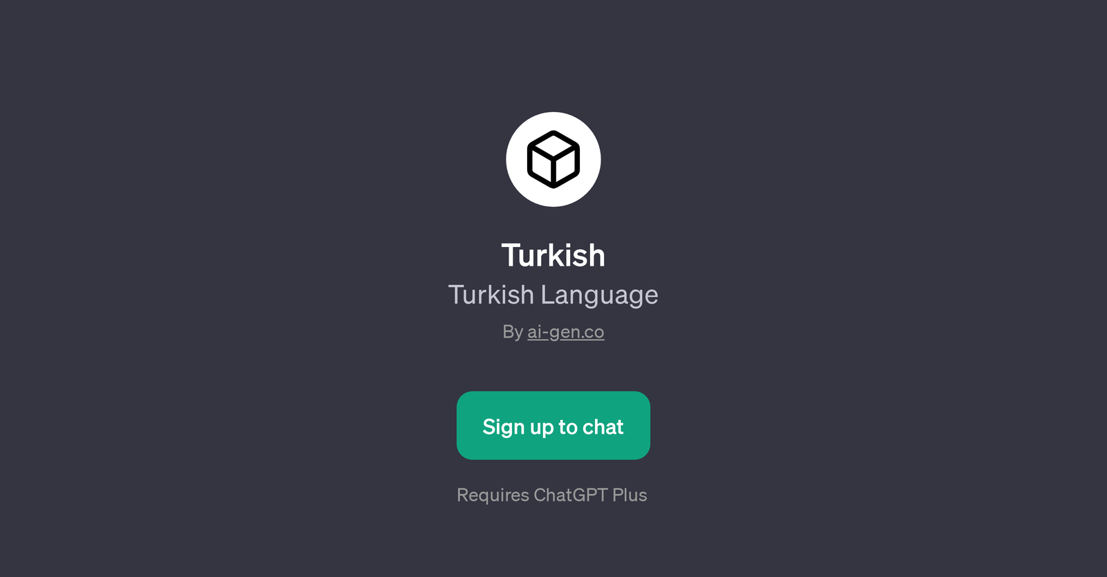 Turkish LanguageChatGPT