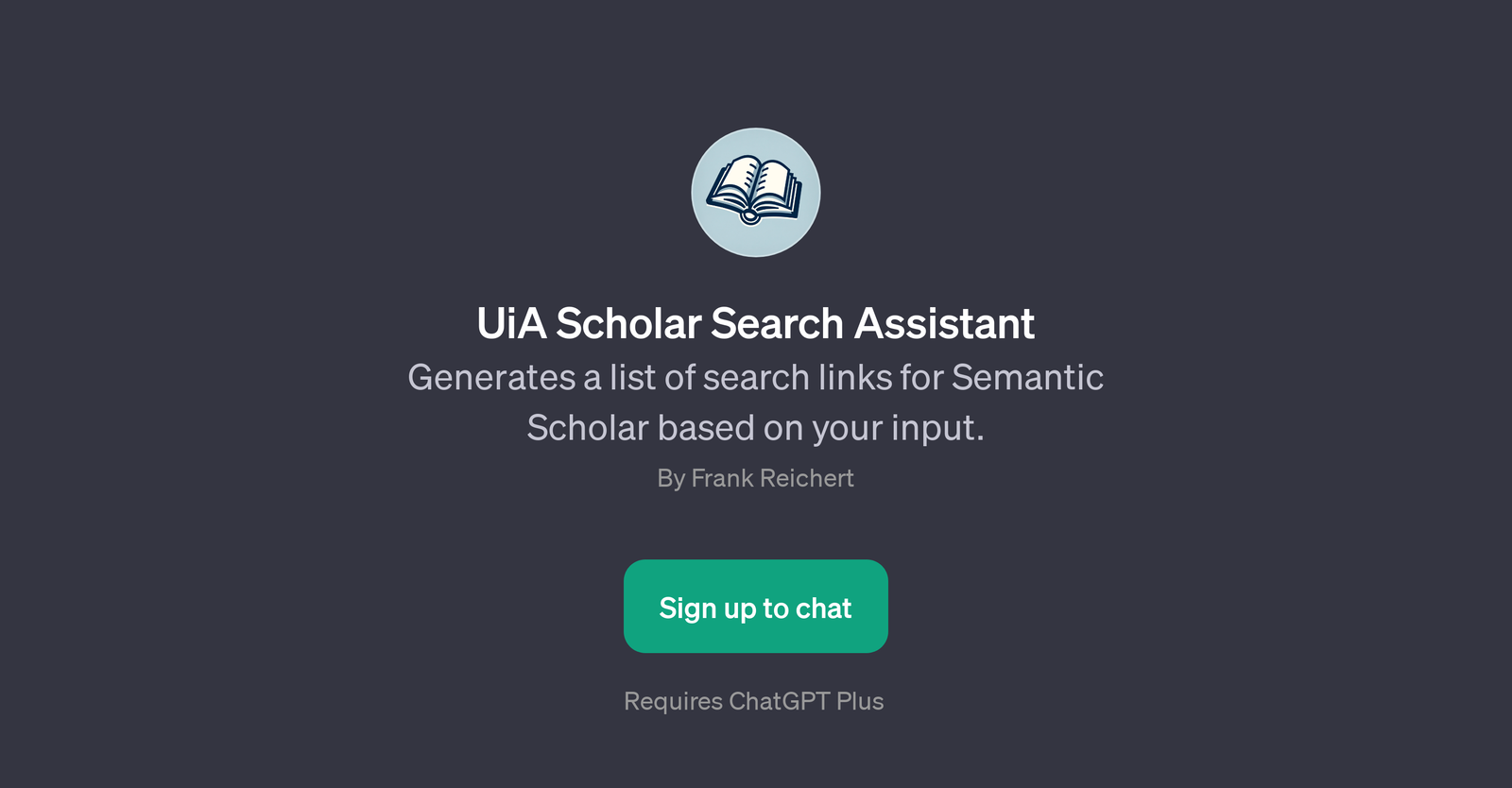 UiA Scholar Search Assistant