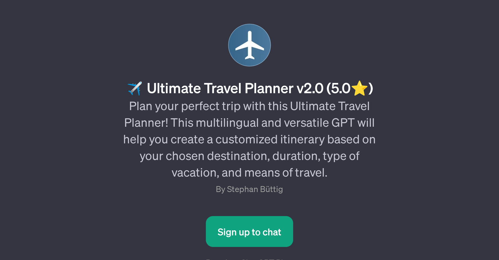 Ultimate Travel Planner v2.0