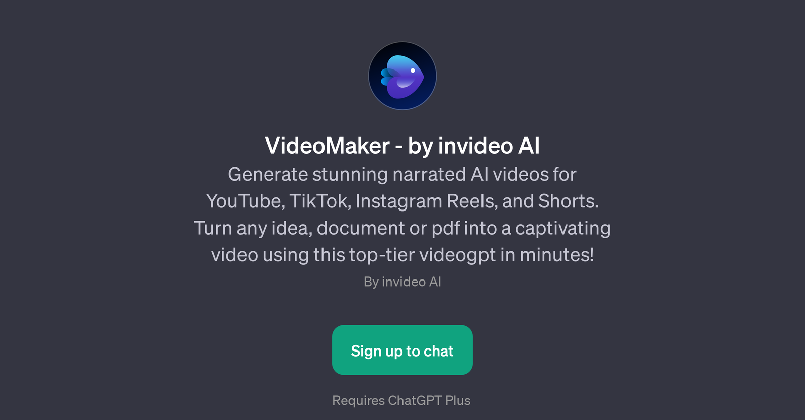 VideoMaker - by Invideo AI