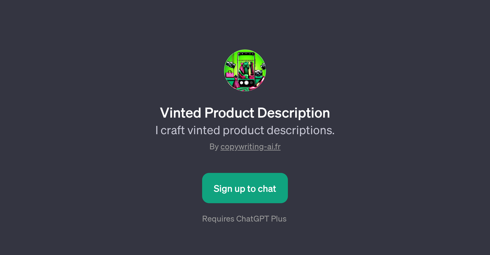 Vinted Product Description