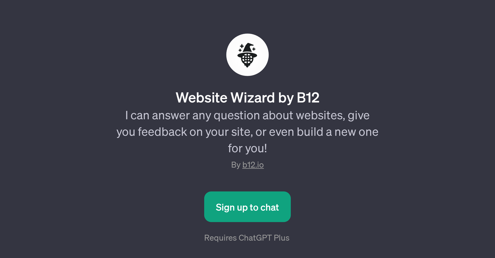 Website Wizard by B12