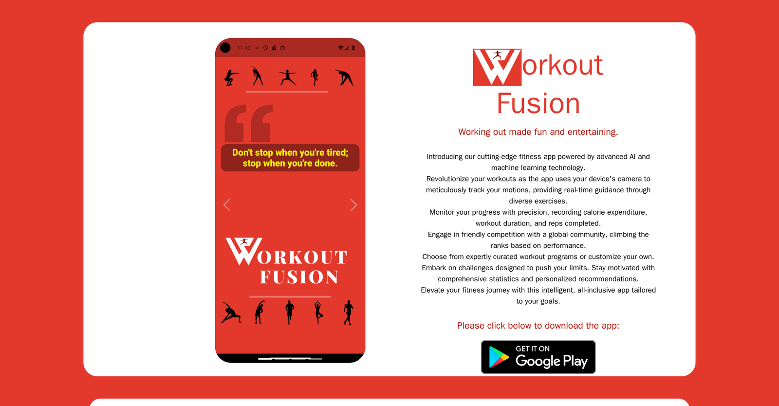 Workout Fusion