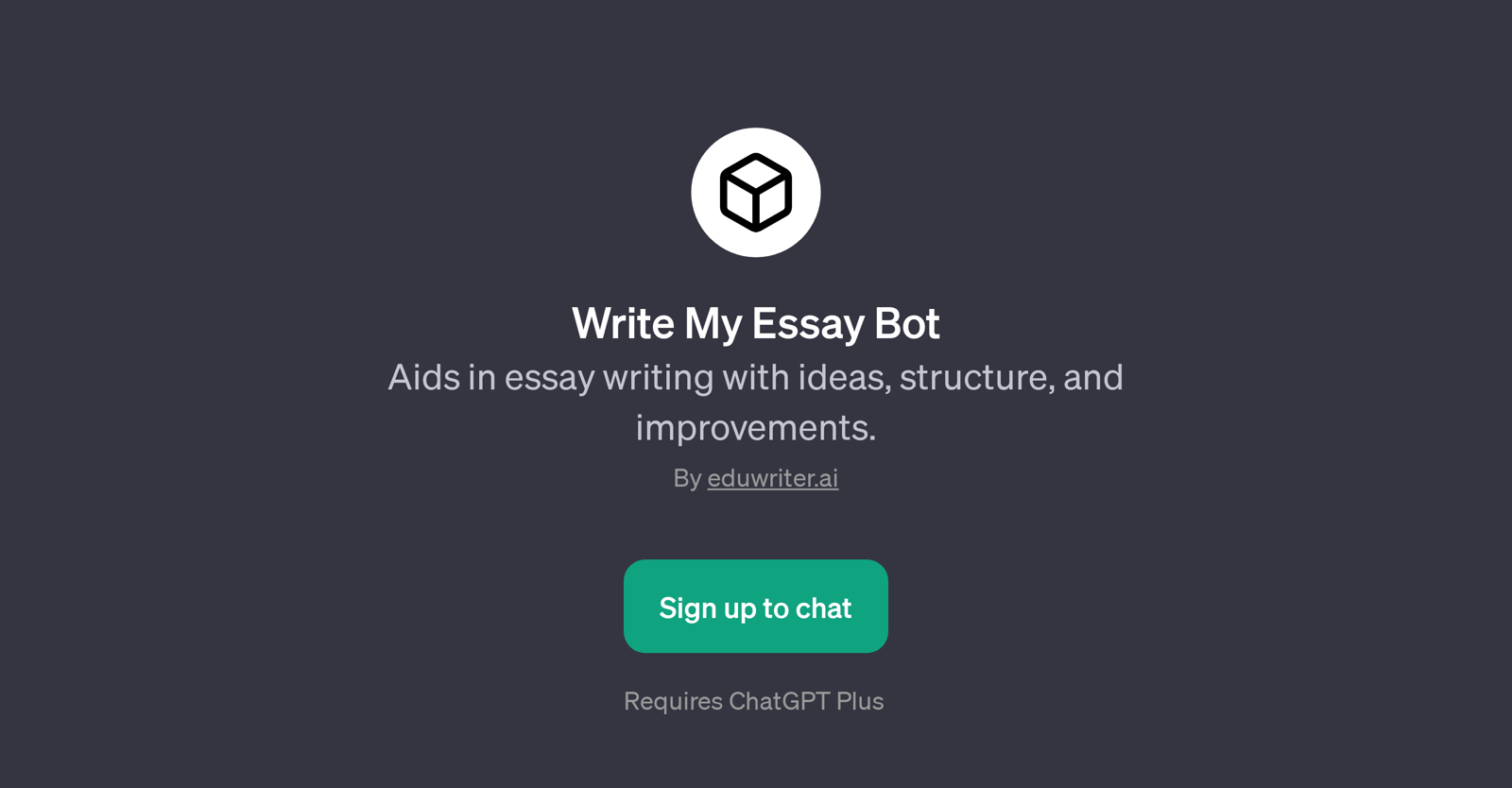 Write My Essay Bot