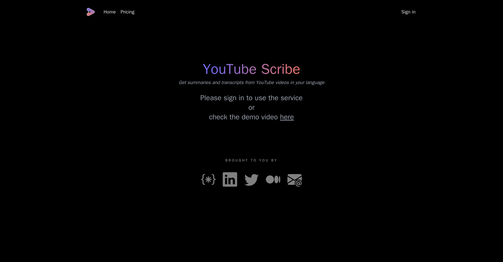 YouTube Scribe